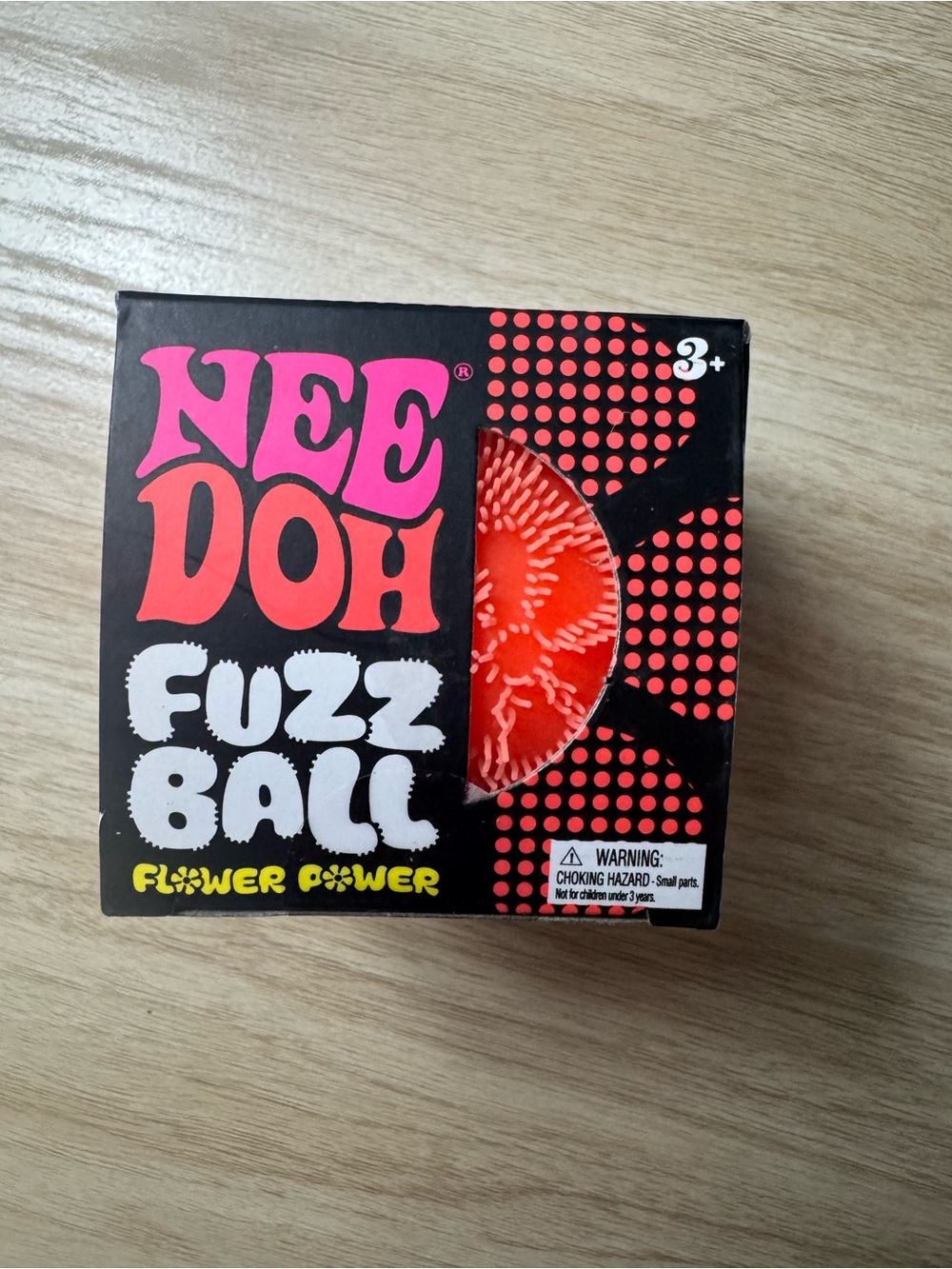 AUTHENTIC Fuzz Ball Flower Power - Orange